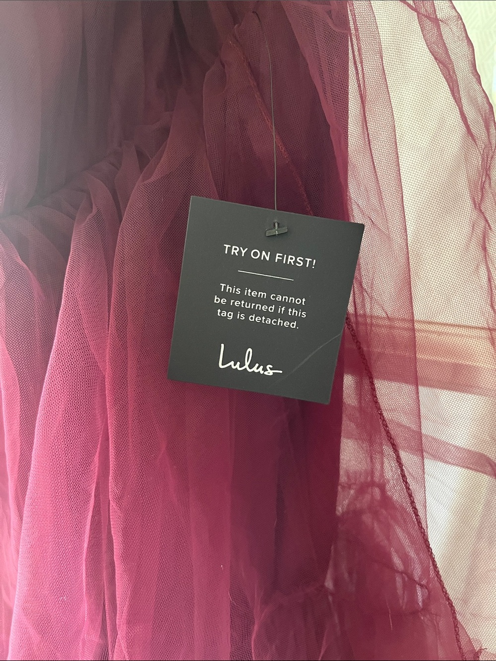 NWT Tulle-y Amazing Plum Tulle Sleeveless Bustier Maxi Dress - Picture 6 of 6
